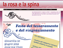 Tablet Screenshot of larosaelaspina.com